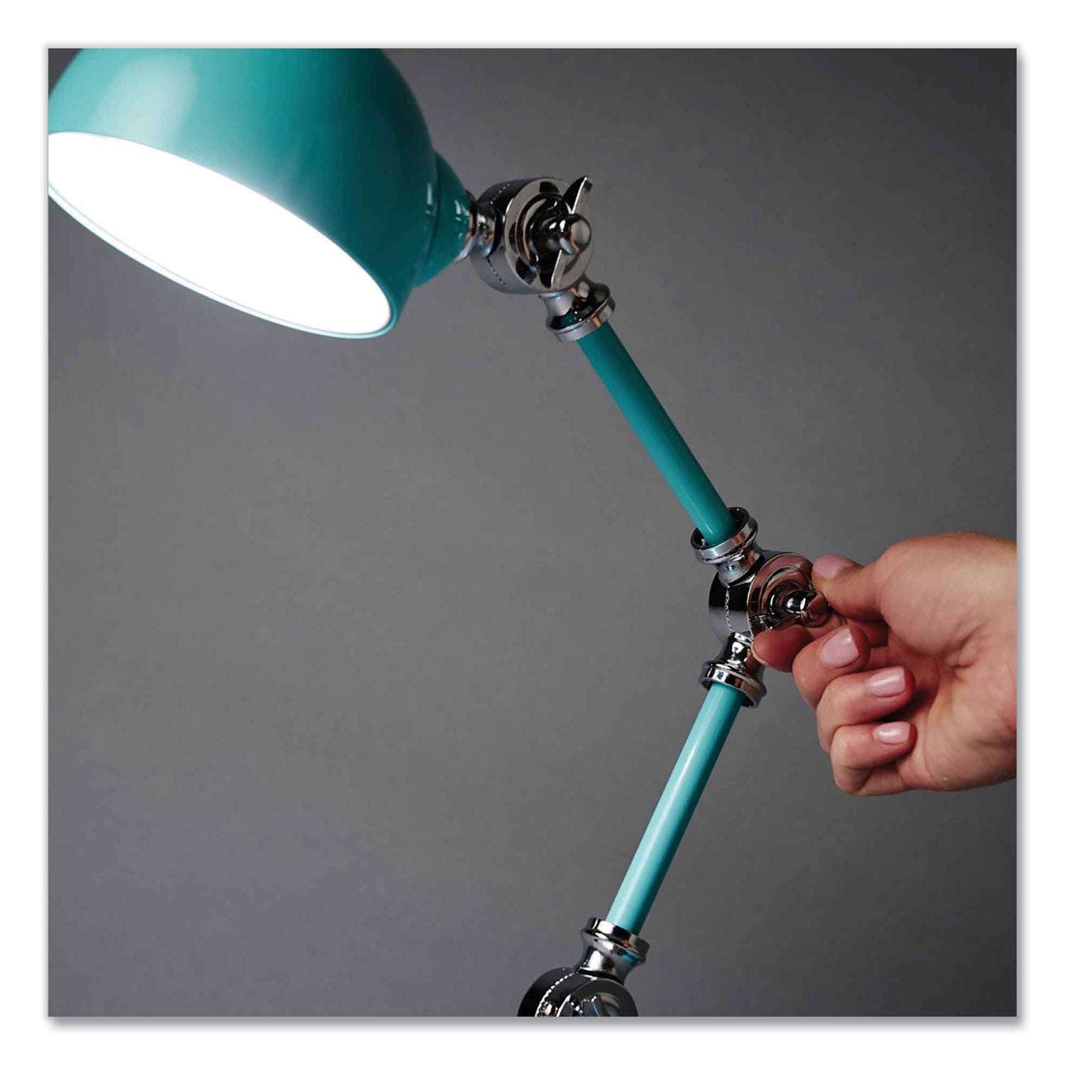 Wellness Series Revive LED Desk Lamp, 15.5" High, Turquoise, Ships in 4-6 Business Days