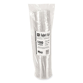 Greenware Cold Drink Lids, X-Slot, Fits 12 oz to 20 oz Cup, Clear, 1,000/Carton