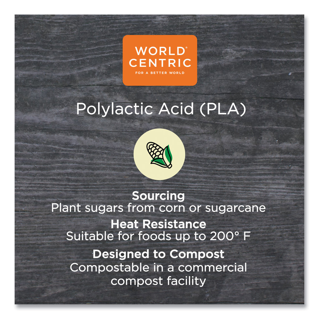 PLA Clear Cold Cups, 1 oz, Clear, 3,000/Carton