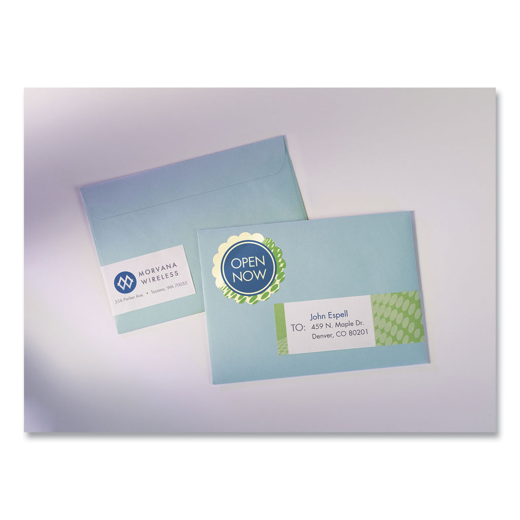 Print-to-the Edge Labels w/Scalloped Edge, 2 1/2" dia, Pearl Ivory, 72/PK - 