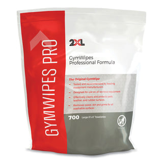 Gym Wipes Professional, 1-Ply, 6 x 8, Unscented, White, 700/Pack, 4 Packs/Carton - 