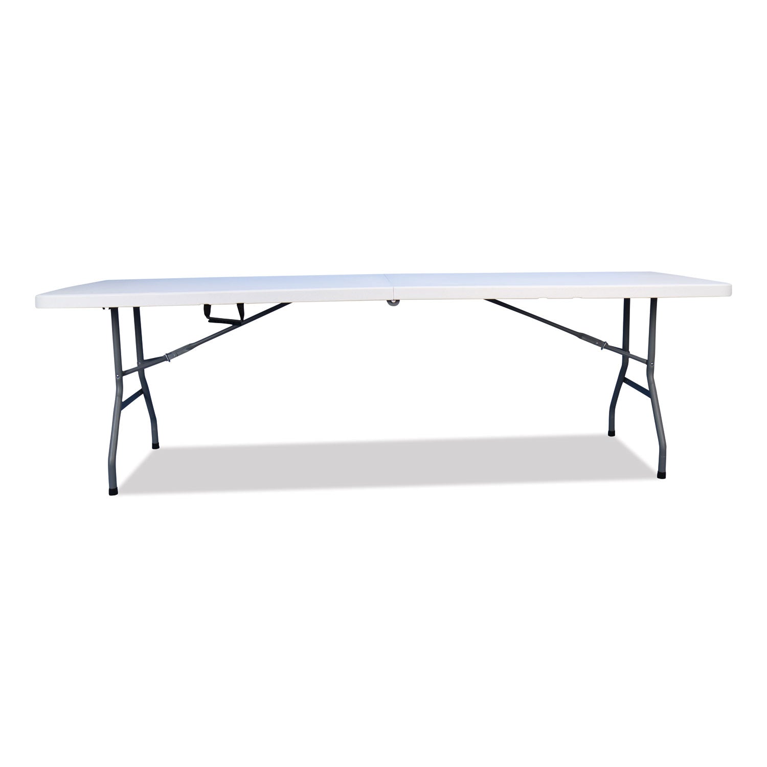 bifold-resin-folding-table-rectangular-945-x-299-x-30-white-granite-top-gray-base-legs-2-pack_ice61273 - 2