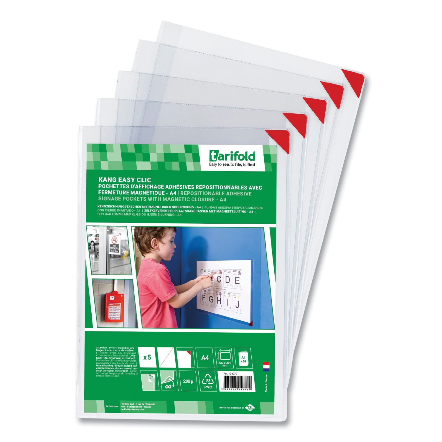 kang-magnetic-closure-repositionable-pocket-14-x-11-clear-frame-5-pack_tfip194750 - 1