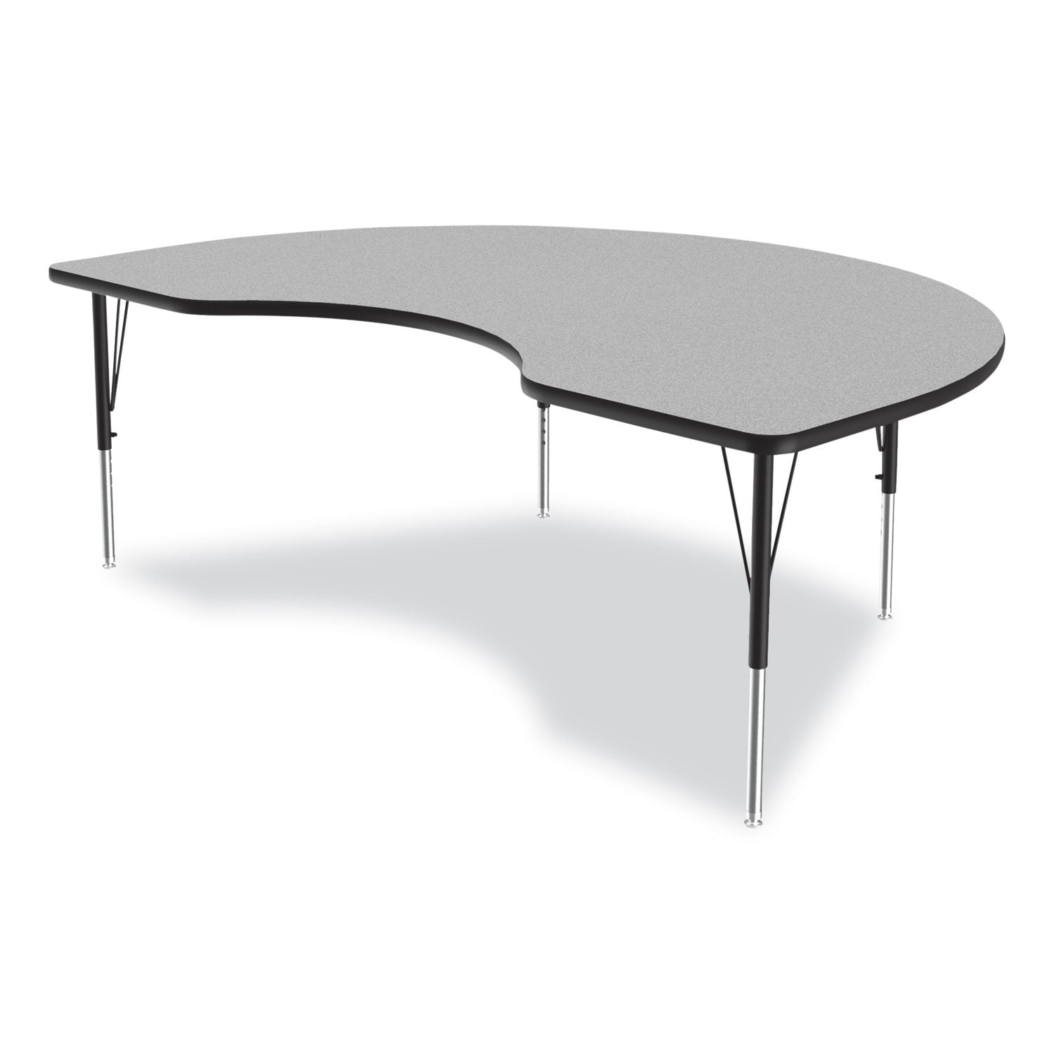 adjustable-activity-tables-kidney-shaped-72-x-48-x-19-to-29-gray-top-black-legs-4-pallet-ships-in-4-6-business-days_crl4872tf1595k4 - 5