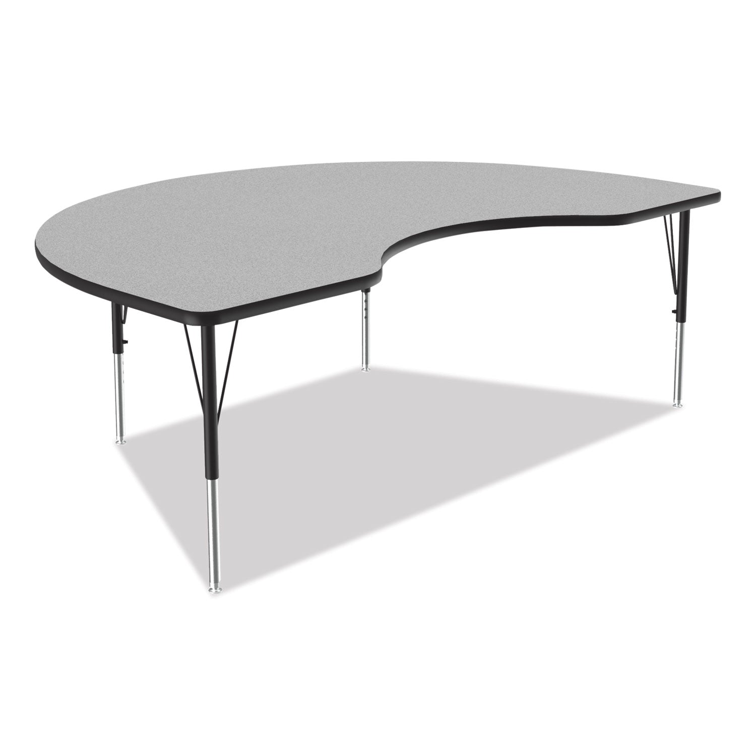 adjustable-activity-tables-kidney-shaped-72-x-48-x-19-to-29-gray-top-black-legs-4-pallet-ships-in-4-6-business-days_crl4872tf1595k4 - 6