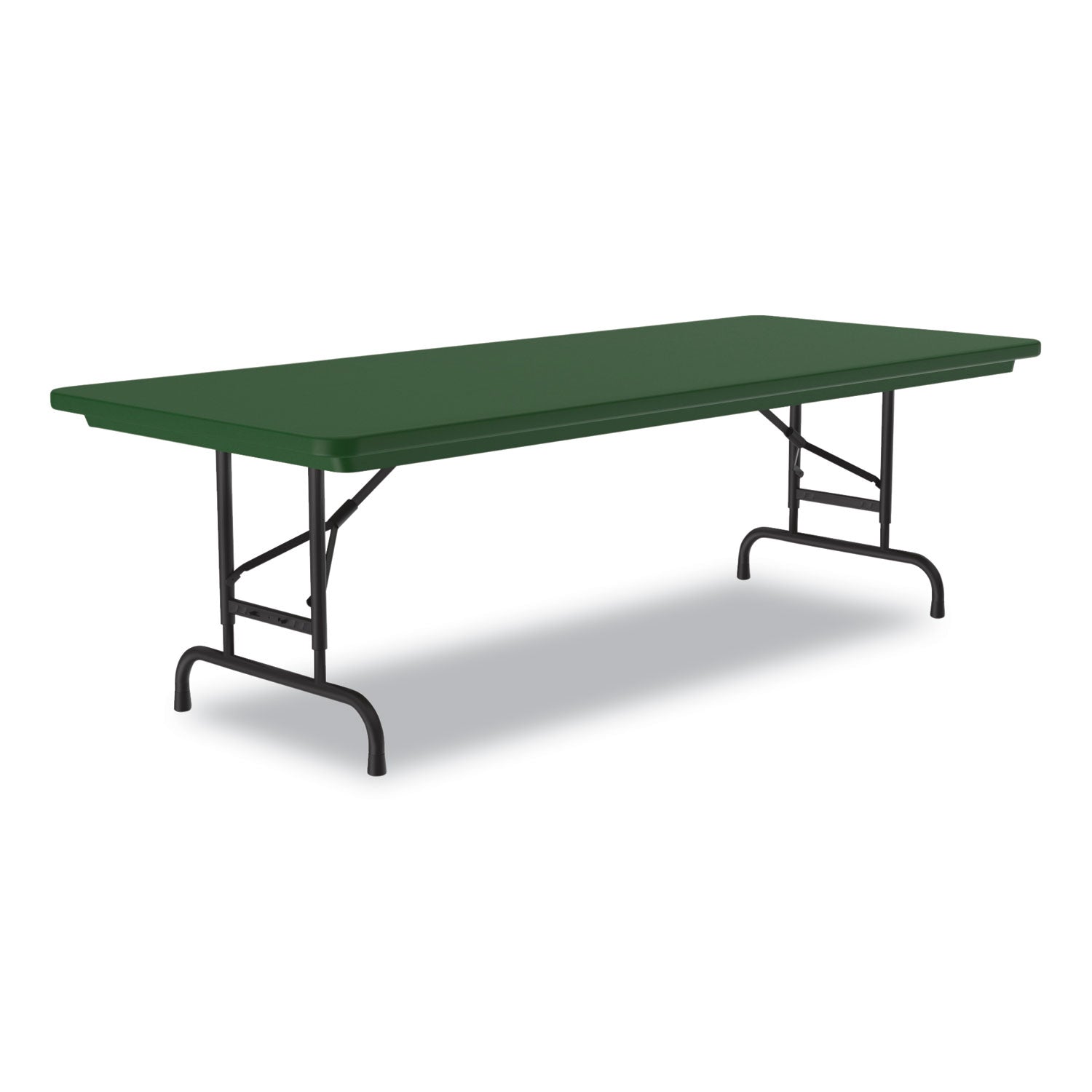 adjustable-folding-tables-rectangular-72-x-30-x-22-to-32-green-top-black-base-4-pallet-ships-in-4-6-business-days_crlra3072294p - 5