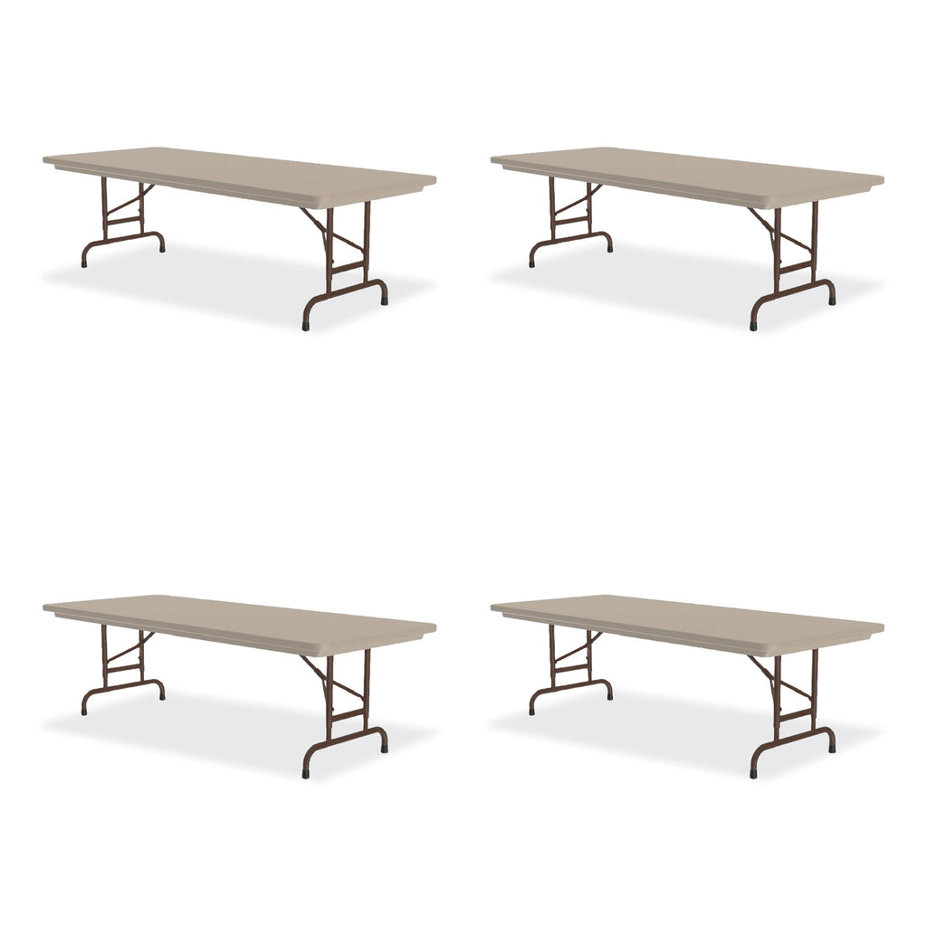 adjustable-folding-tables-rectangular-60-x-30-x-22-to-32-mocha-top-brown-legs-4-pallet-ships-in-4-6-business-days_crlra3060244p - 1