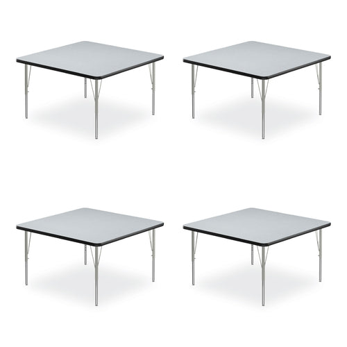 adjustable-activity-tables-square-48-x-48-x-19-to-29-gray-top-silver-legs-4-pallet-ships-in-4-6-business-days_crl4848tf15954p - 1