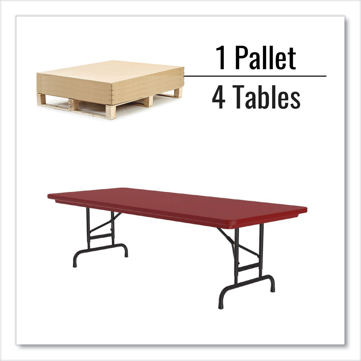 adjustable-folding-tables-rectangular-72-x-30-x-22-to-32-red-top-black-base-4-pallet-ships-in-4-6-business-days_crlra3072254p - 4