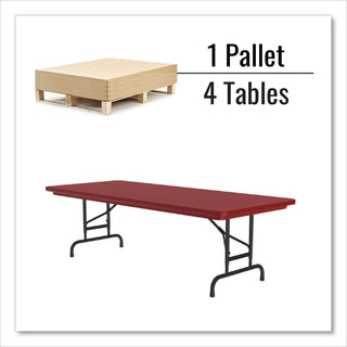 adjustable-folding-tables-rectangular-72-x-30-x-22-to-32-red-top-black-base-4-pallet-ships-in-4-6-business-days_crlra3072254p - 4