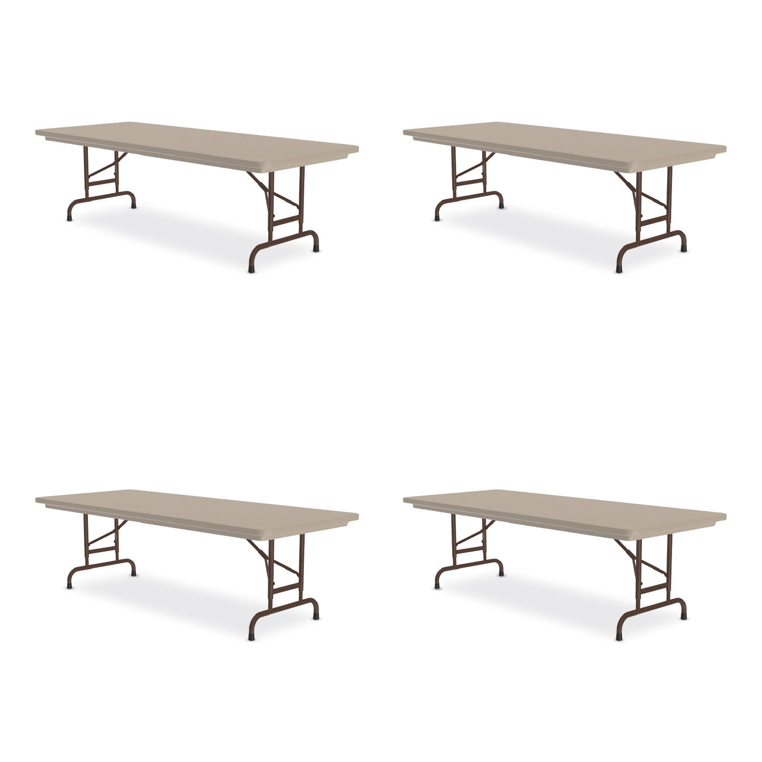 adjustable-folding-tables-rectangular-96-x-30-x-22-to-32-mocha-top-brown-legs-4-pallet-ships-in-4-6-business-days_crlra3096244p - 1