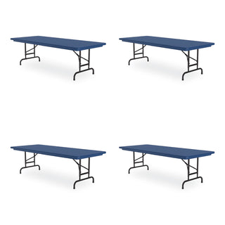adjustable-folding-tables-rectangular-60-x-30-x-22-to-32-blue-top-black-legs-4-pallet-ships-in-4-6-business-days_crlra3060274p - 1