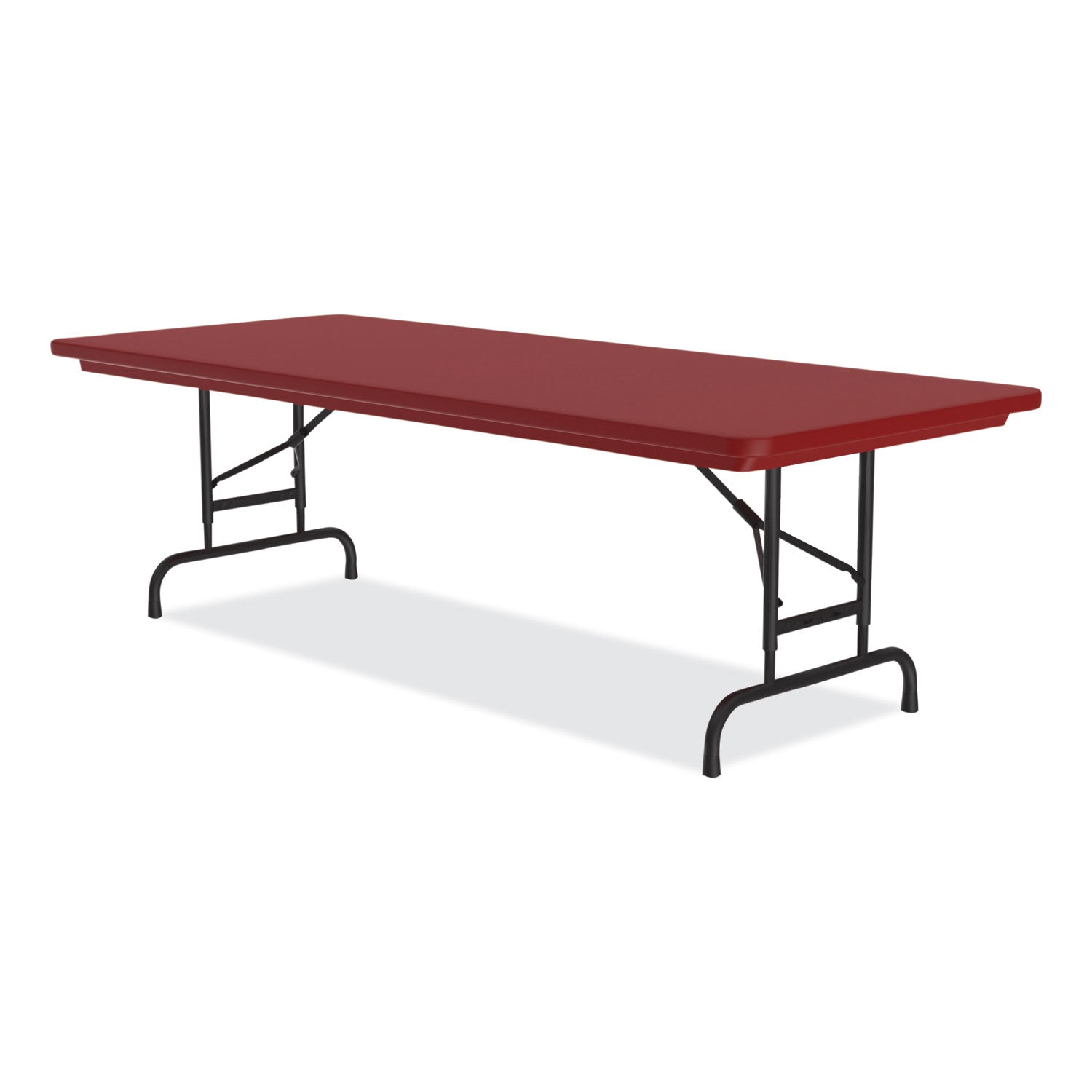 adjustable-folding-tables-rectangular-72-x-30-x-22-to-32-red-top-black-base-4-pallet-ships-in-4-6-business-days_crlra3072254p - 3