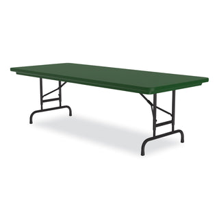 adjustable-folding-tables-rectangular-72-x-30-x-22-to-32-green-top-black-base-4-pallet-ships-in-4-6-business-days_crlra3072294p - 3