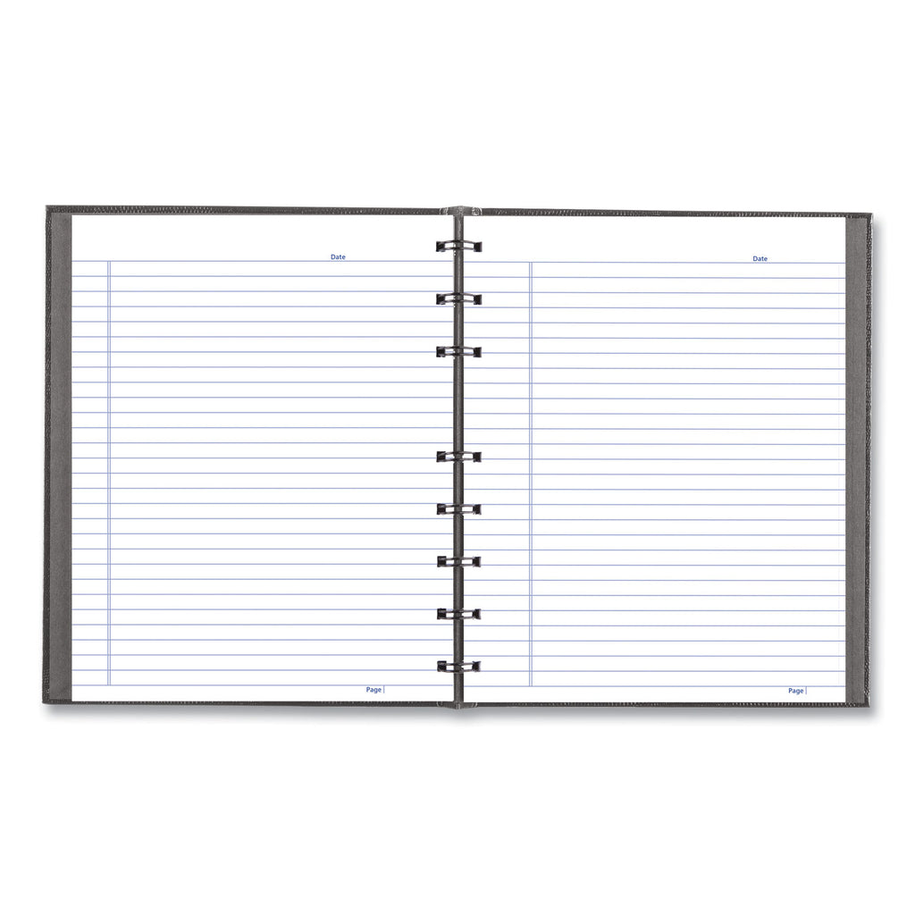 NotePro Notebook, 1-Subject, Medium/College Rule, Cool Gray Cover, (75) 9.25 x 7.25 Sheets