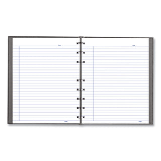 NotePro Notebook, 1-Subject, Medium/College Rule, Cool Gray Cover, (75) 9.25 x 7.25 Sheets