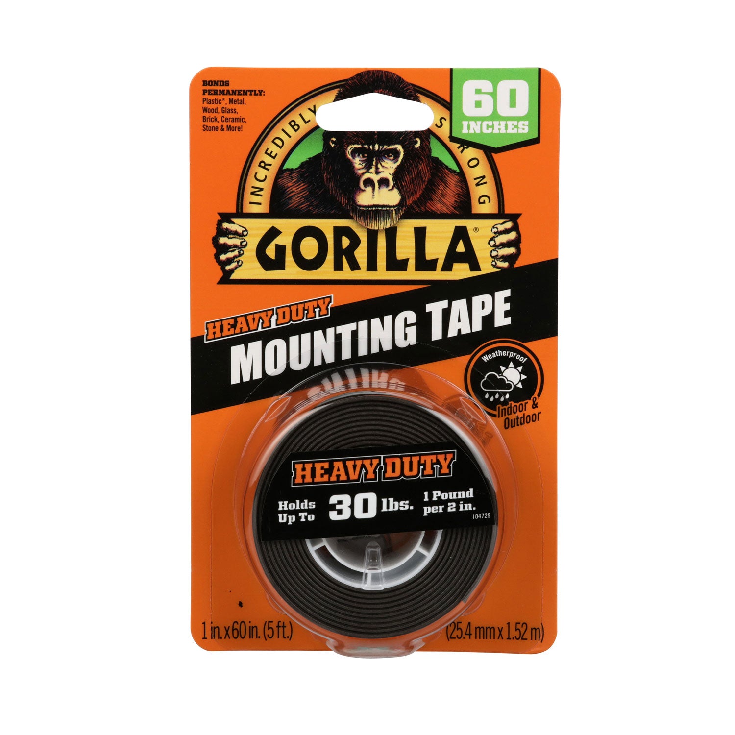 heavy-duty-mounting-tape-permanent-holds-up-to-30-lbs-1-x-60-black_gor6055002 - 1