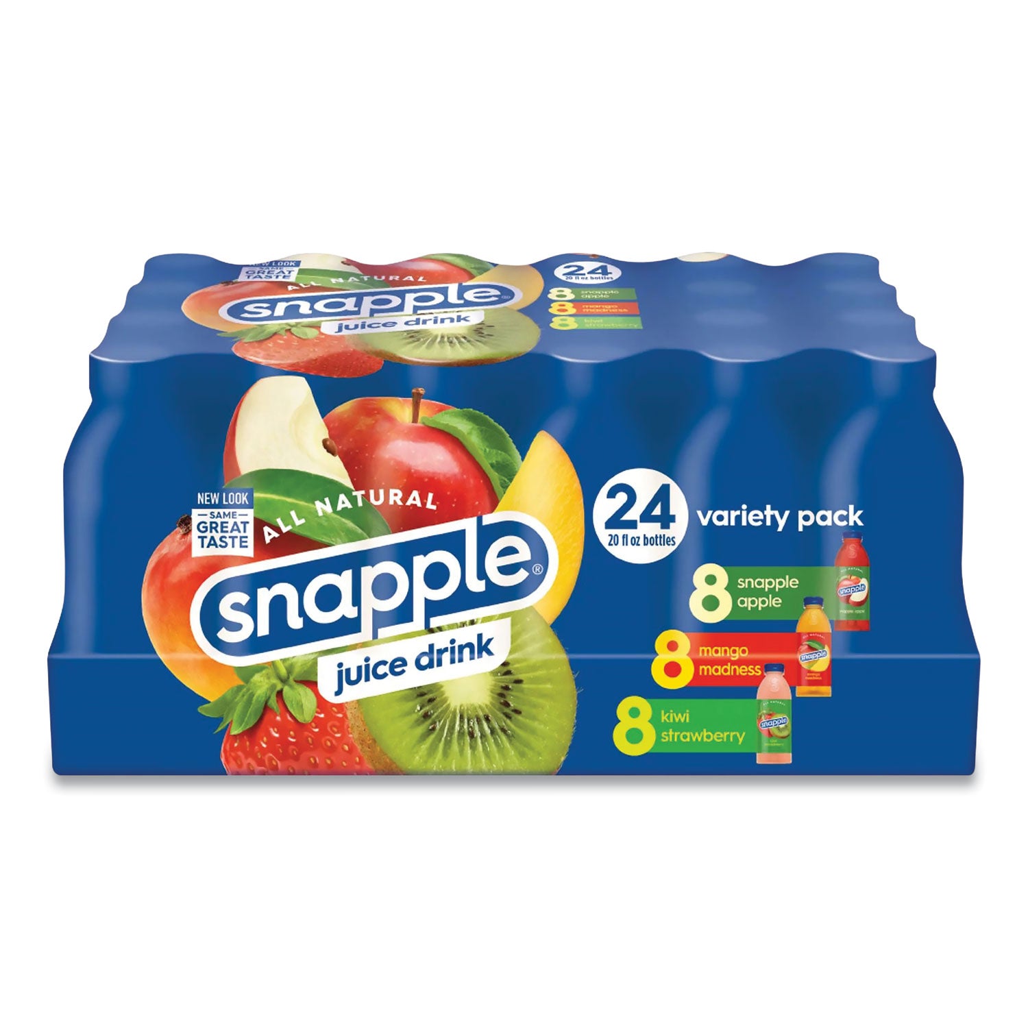 juice-drink-variety-pack-snapple-apple-kiwi-strawberry-mango-madness-20-oz-bottle-24-carton-ships-in-1-3-business-days_grr22000813 - 1