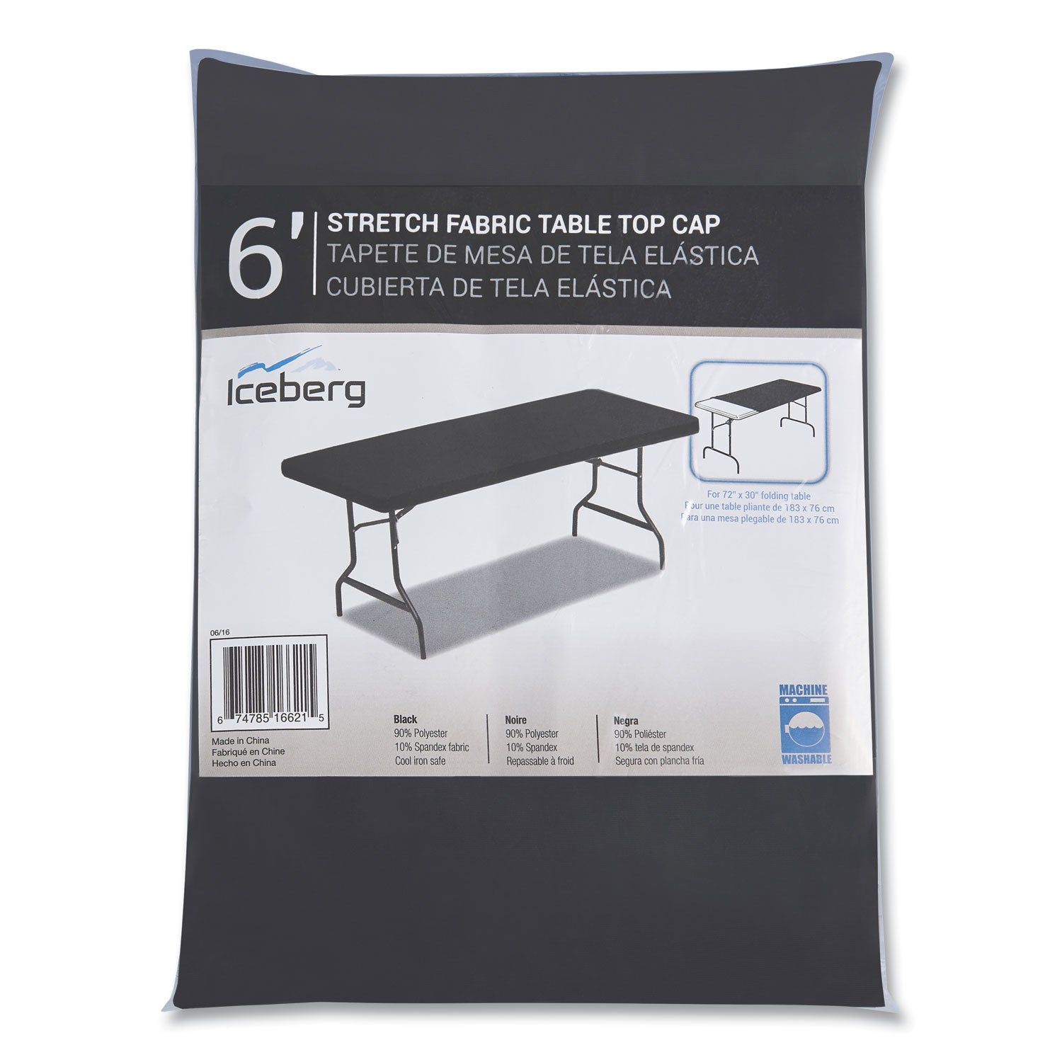 igear-fabric-table-top-cap-cover-polyester-30-x-72-black_ice16621 - 2