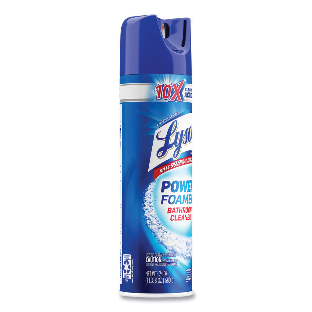Power Foam Bathroom Cleaner, 24 oz Aerosol Spray