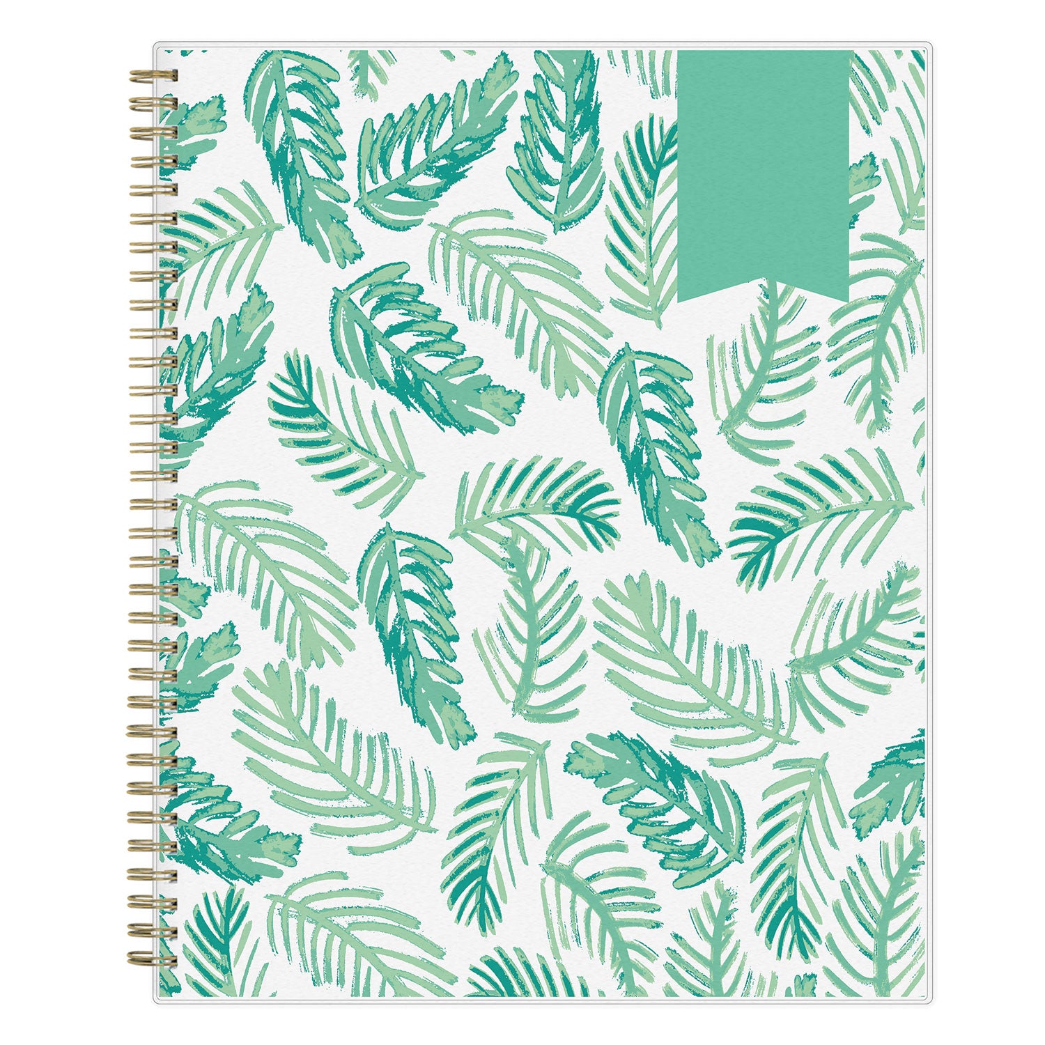 Day Designer Academic Year Weekly/Monthly Frosted Planner, Palms Artwork, 11 x 8.5, 12-Month (July to June): 2023 to 2024