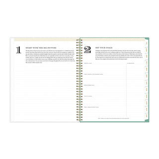 Day Designer Academic Year Weekly/Monthly Frosted Planner, Palms Artwork, 11 x 8.5, 12-Month (July to June): 2023 to 2024