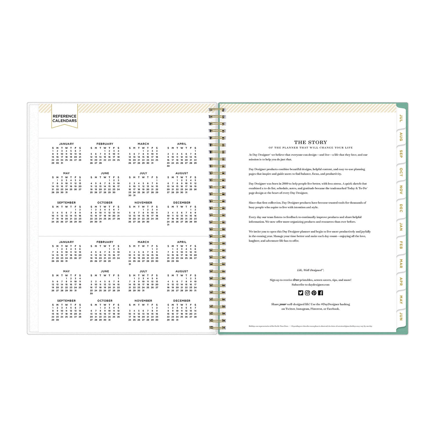 day-designer-academic-year-weekly-monthly-frosted-planner-palms-artwork-11-x-85-12-month-july-to-june-2023-to-2024_bls137891 - 7