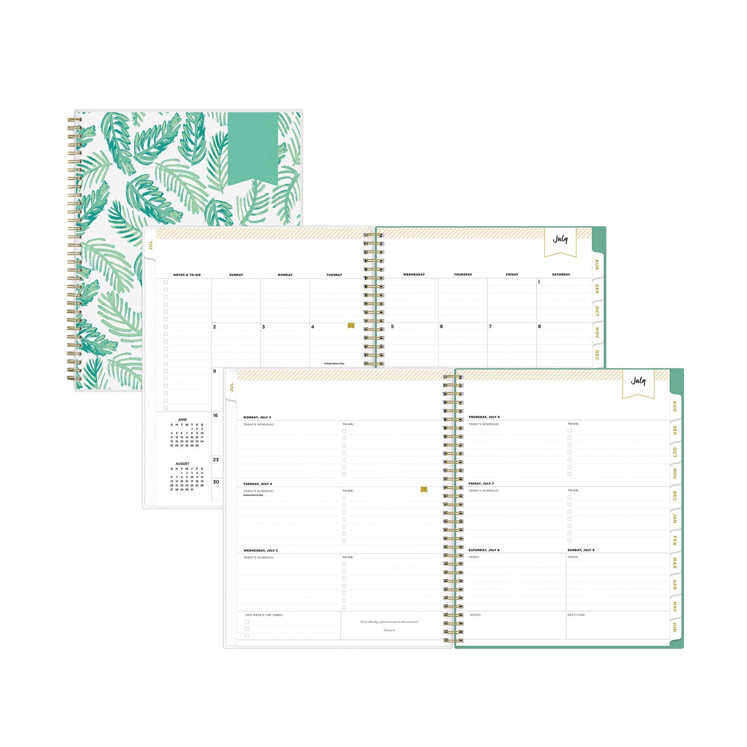 day-designer-academic-year-weekly-monthly-frosted-planner-palms-artwork-11-x-85-12-month-july-to-june-2023-to-2024_bls137891 - 1