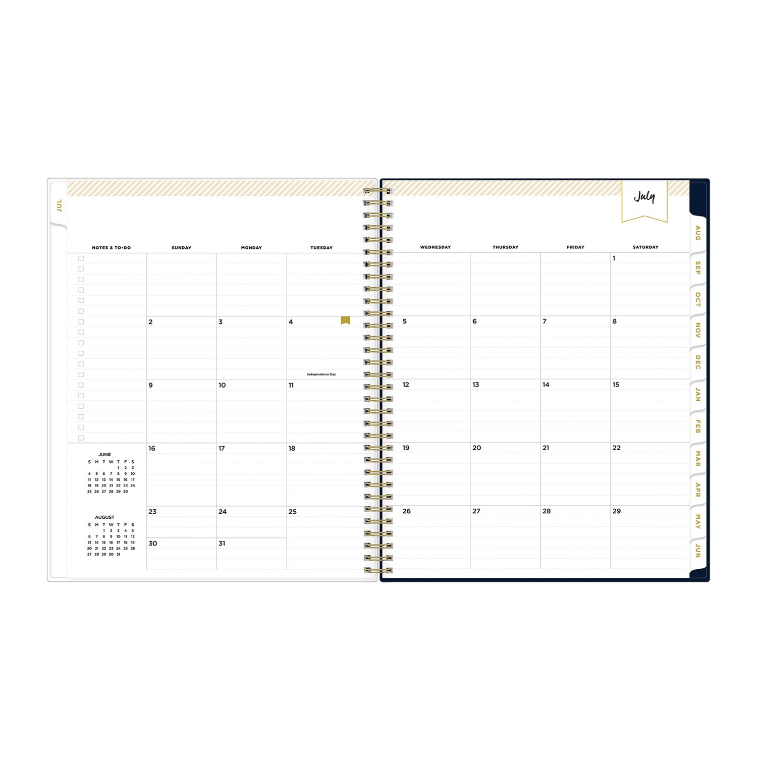 Day Designer Peyton Create-Your-Own Cover Weekly/Monthly Planner, Floral, 11 x 8.5, Navy, 12-Month (July to June): 2023-2024