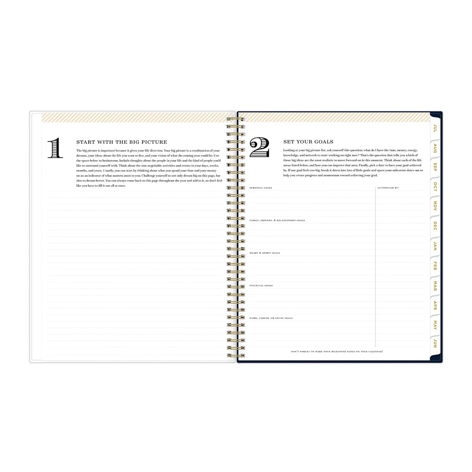 Day Designer Peyton Create-Your-Own Cover Weekly/Monthly Planner, Floral, 11 x 8.5, Navy, 12-Month (July to June): 2023-2024
