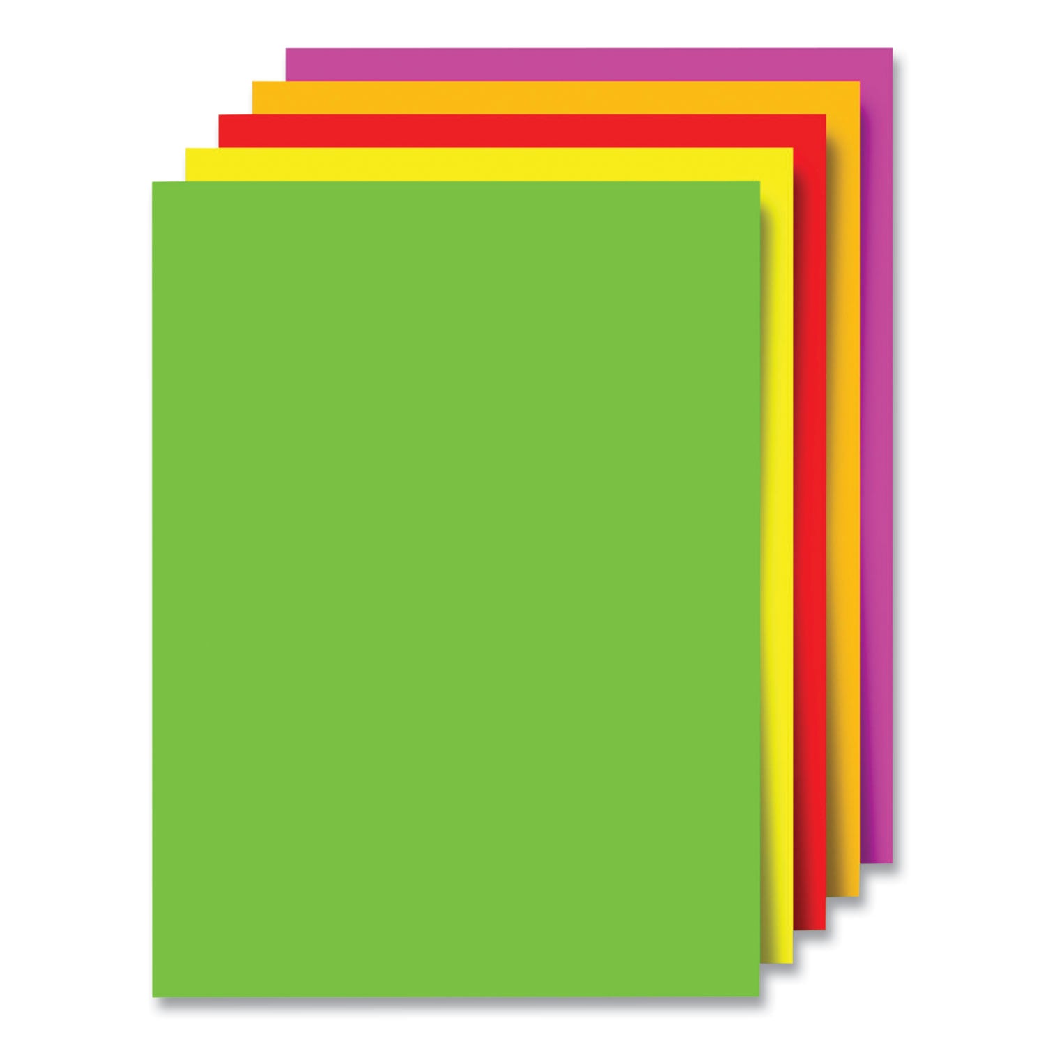 premium-coated-poster-board-11-x-14-assorted-neon-colors-5-pack_geo23500s - 1