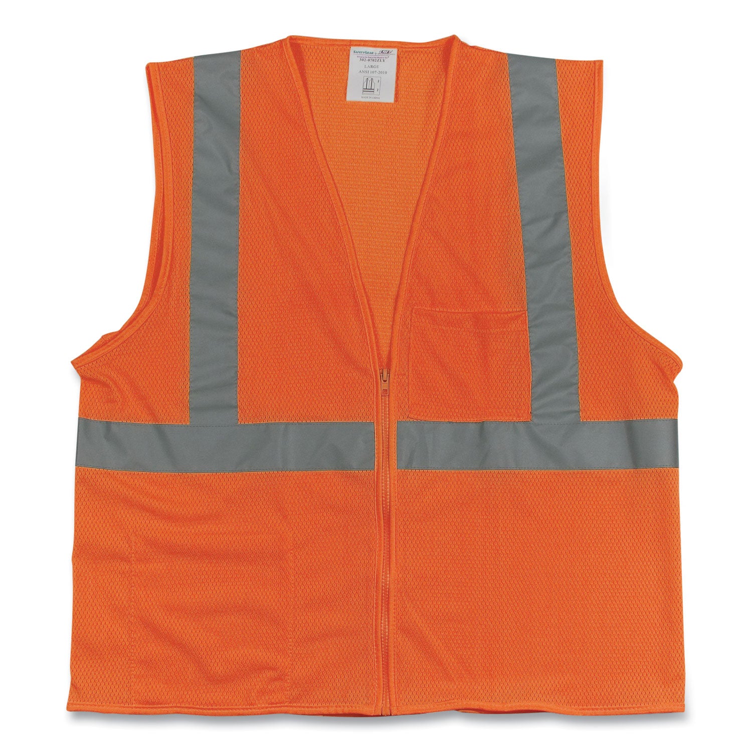 ansi-class-2-two-pocket-zipper-mesh-safety-vest-polyester-mesh-x-large-orange_pid3020702zorxl - 1