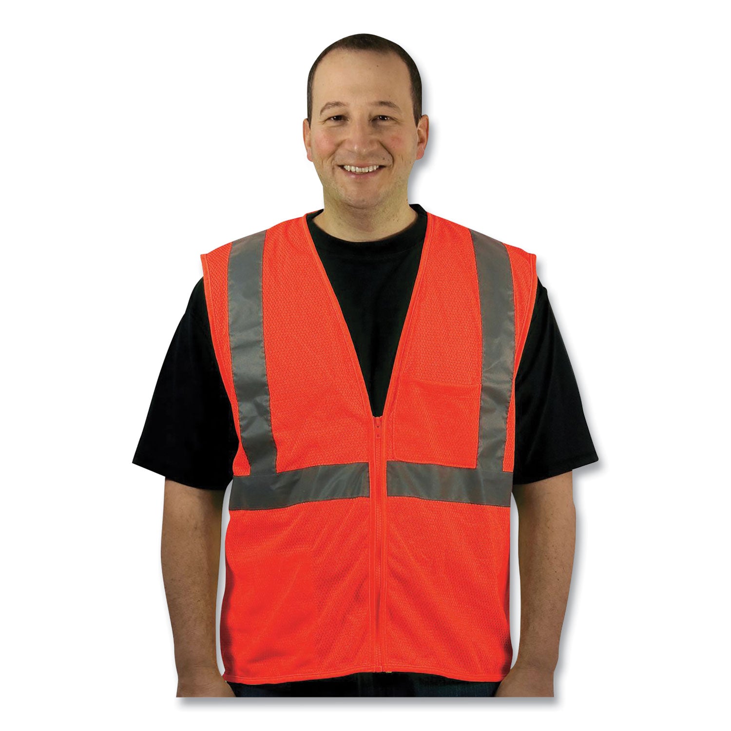 ansi-class-2-two-pocket-zipper-mesh-safety-vest-polyester-mesh-x-large-orange_pid3020702zorxl - 4