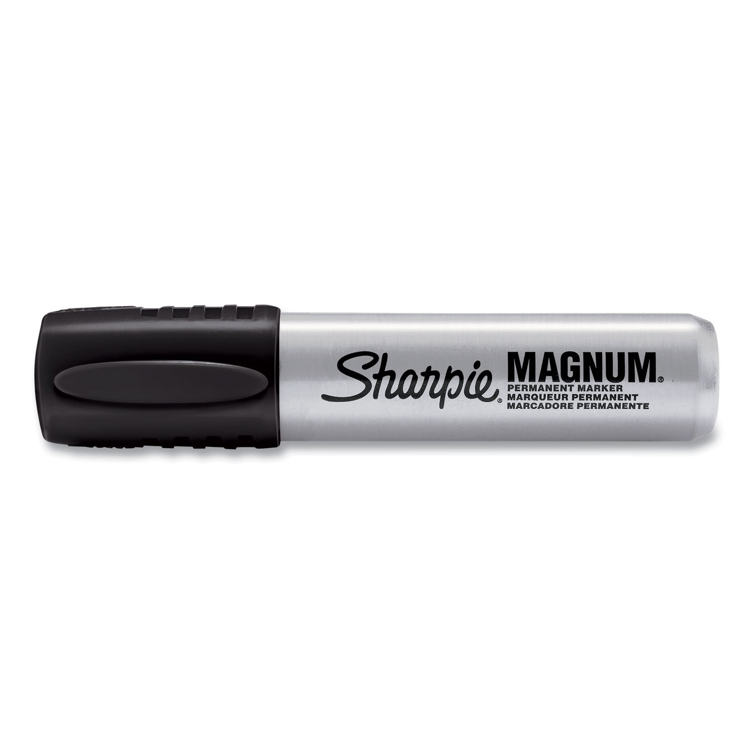 Magnum Permanent Marker, Broad Chisel Tip, Black, Dozen