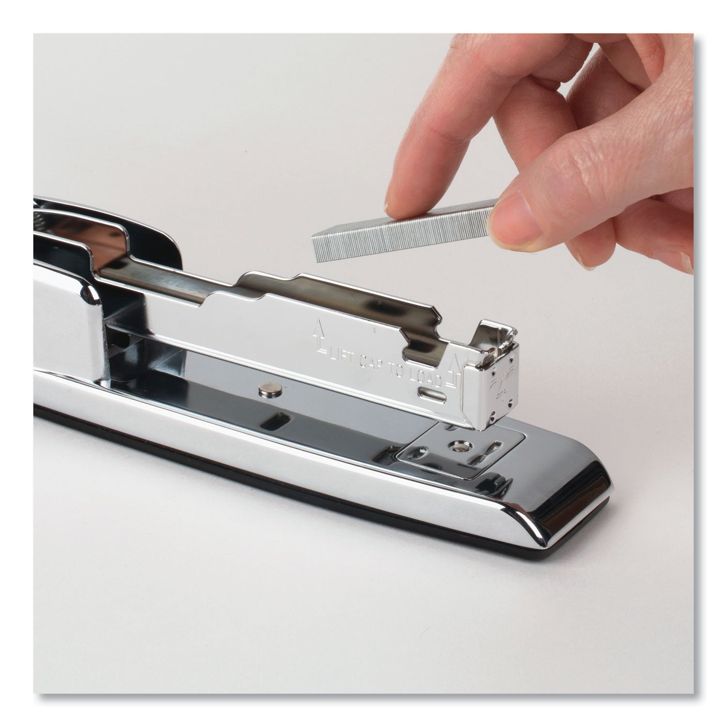 747 Business Full Strip Desk Stapler, 30-Sheet Capacity, Polished Chrome - 