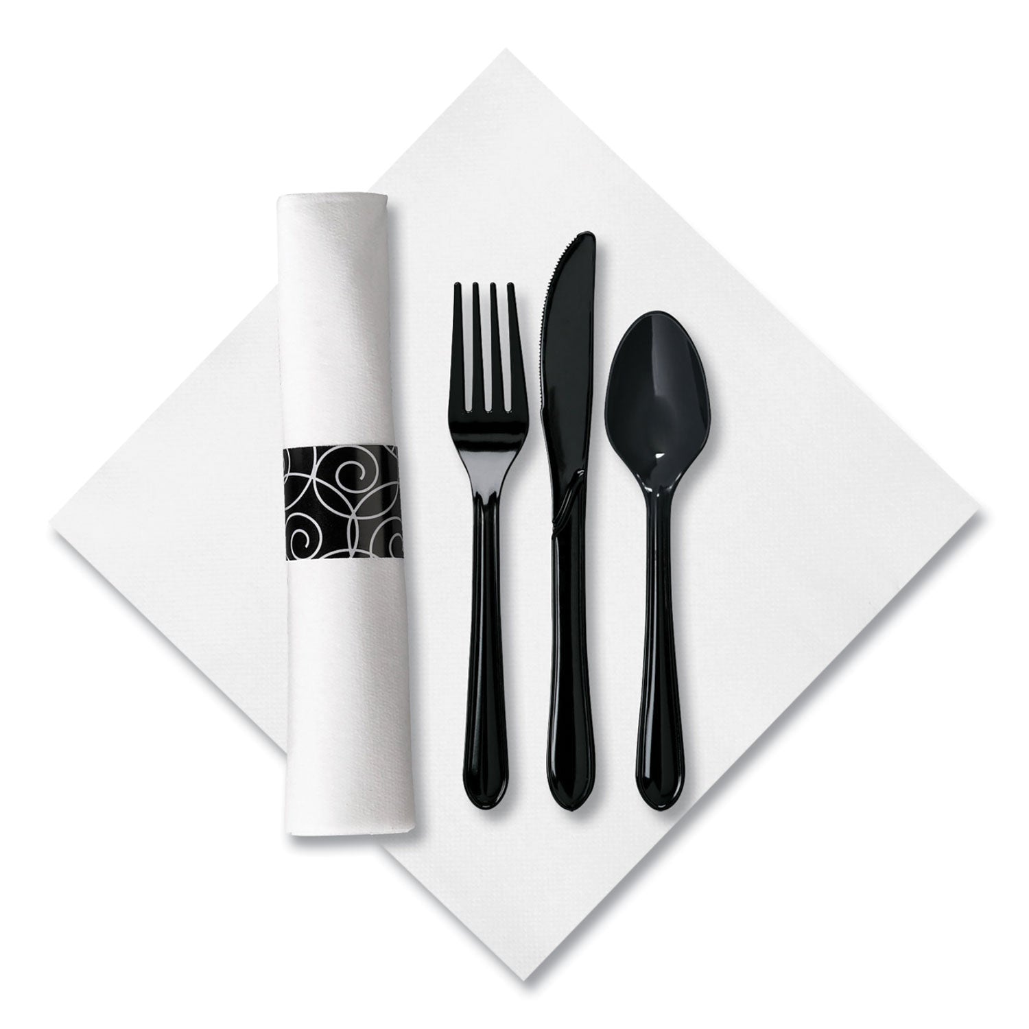 caterwrap-heavyweight-cutlery-combo-fork-spoon-knife-napkin-black-100-carton_hfm119971 - 1