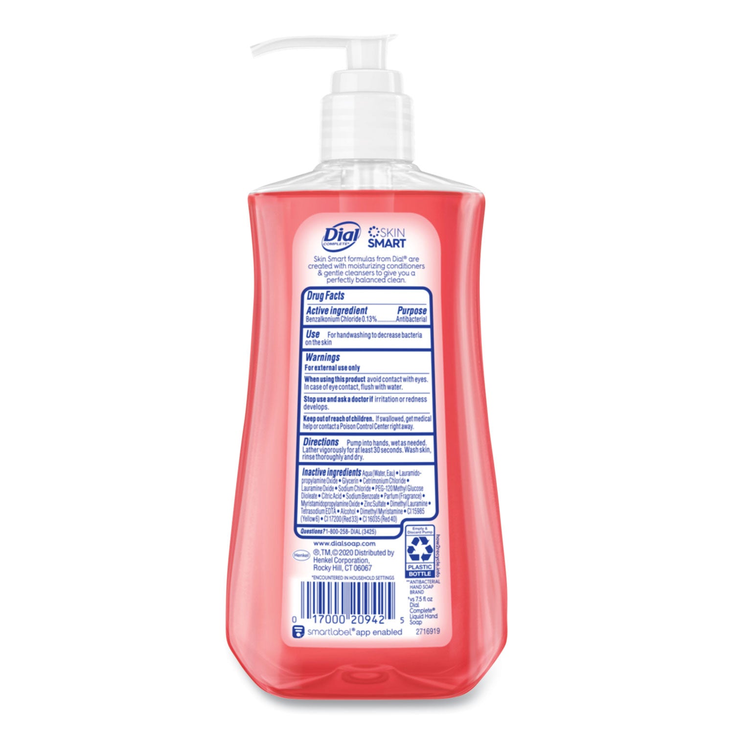 antibacterial-liquid-hand-soap-pomegranate-tangerine-scent-11-oz-12-carton_dia20943 - 2