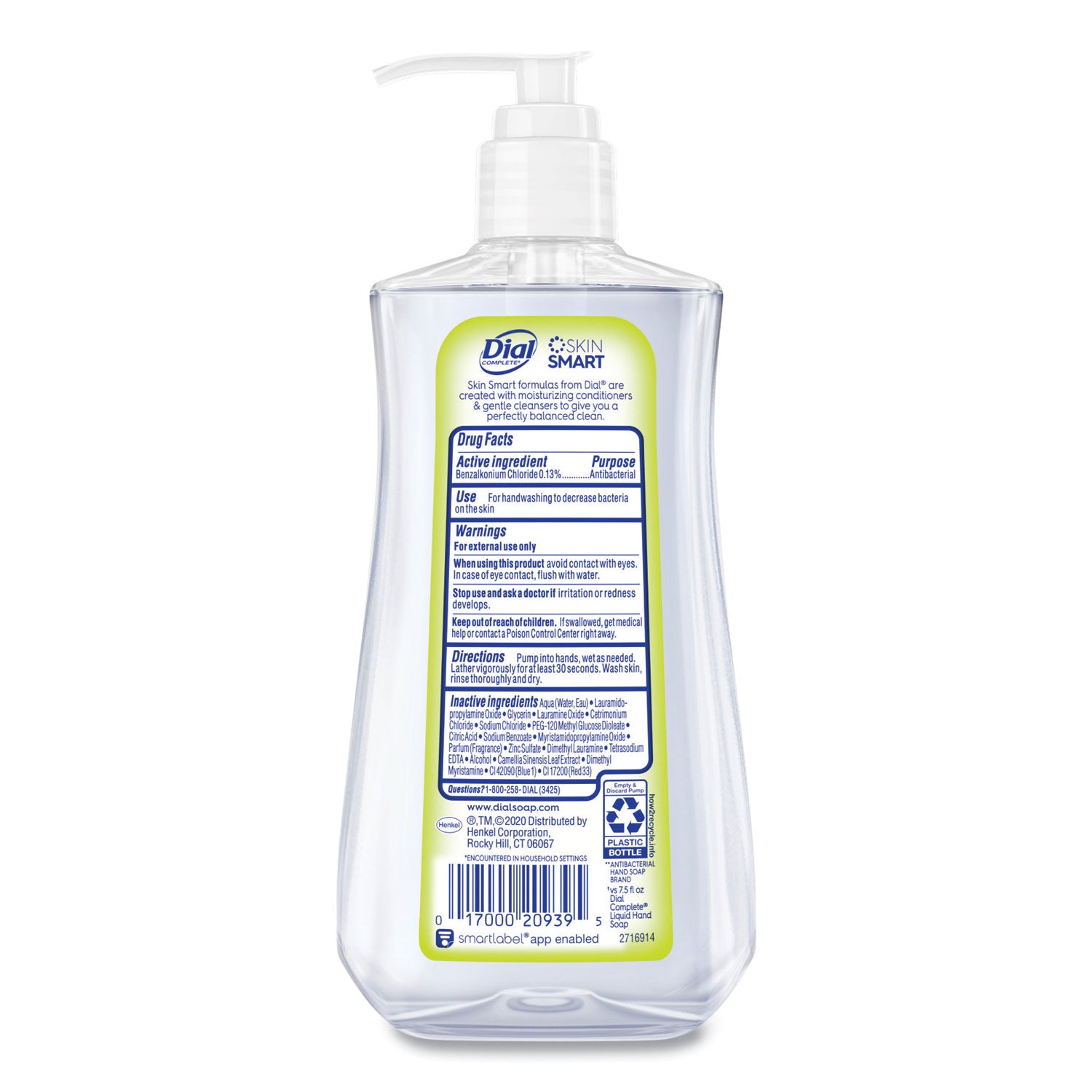 antibacterial-liquid-hand-soap-white-tea-scent-11-oz-pump-bottle-12-carton_dia20940 - 3