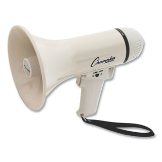 Megaphone, 4 W to 8 W, 400 yds Range, White - 