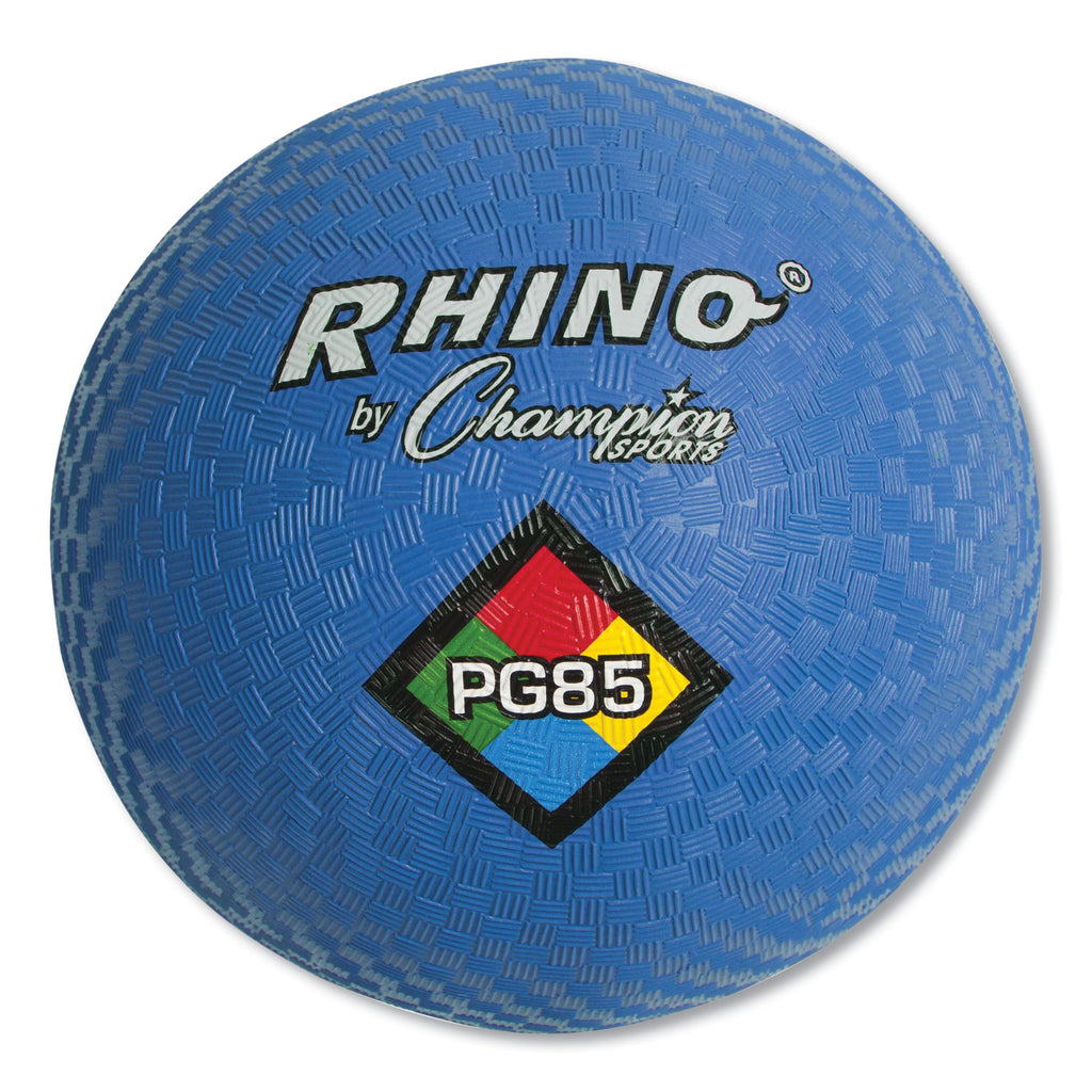Playground Ball, 8.5" Diameter, Blue - 