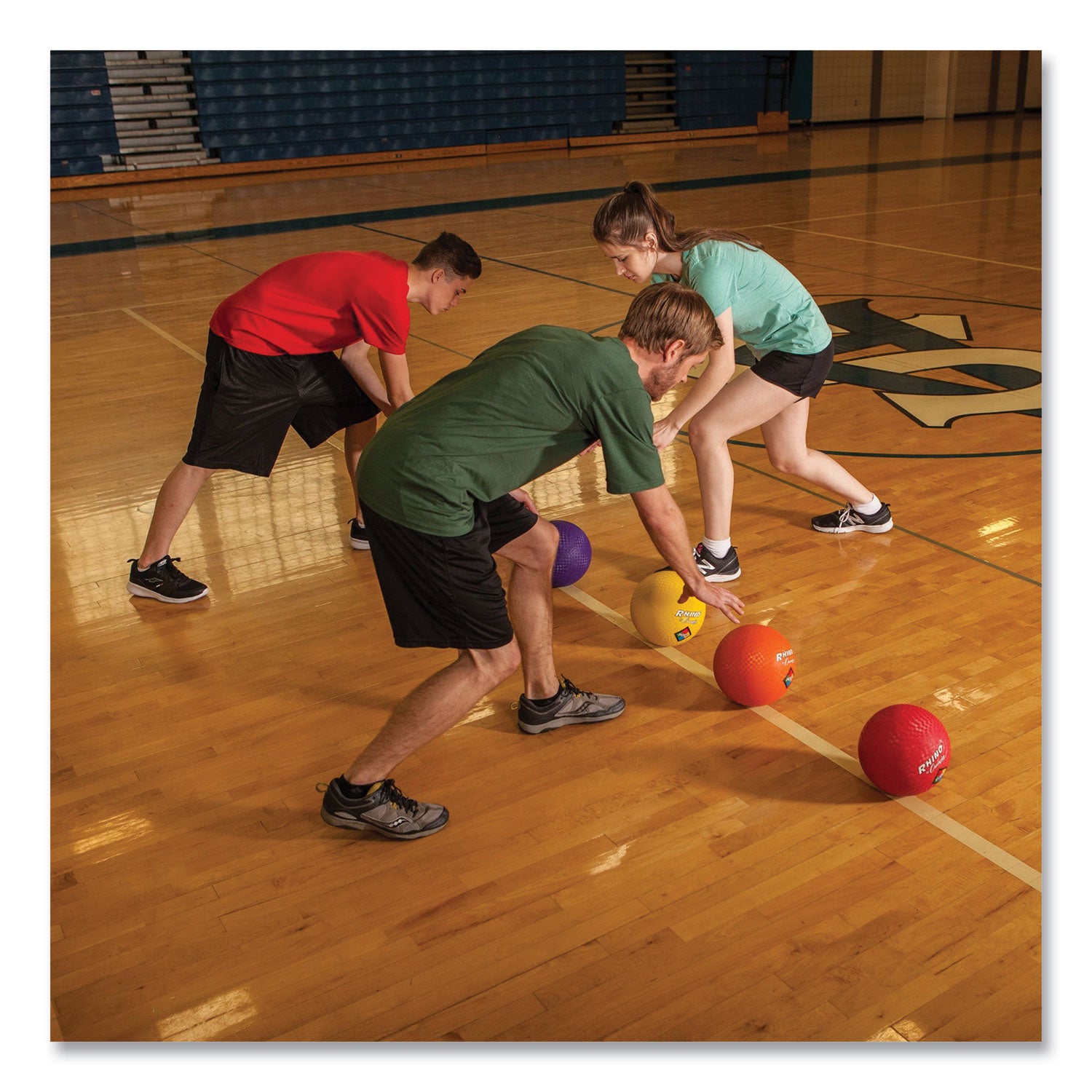 Playground Ball Set, 8.5" Diameter, Assorted Colors, 6/Set - 