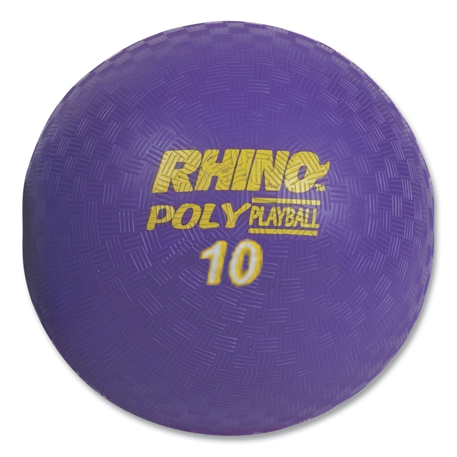 Rhino Playground Ball Set, 10" Diameter, Rubber, Assorted Colors, 6/Set - 