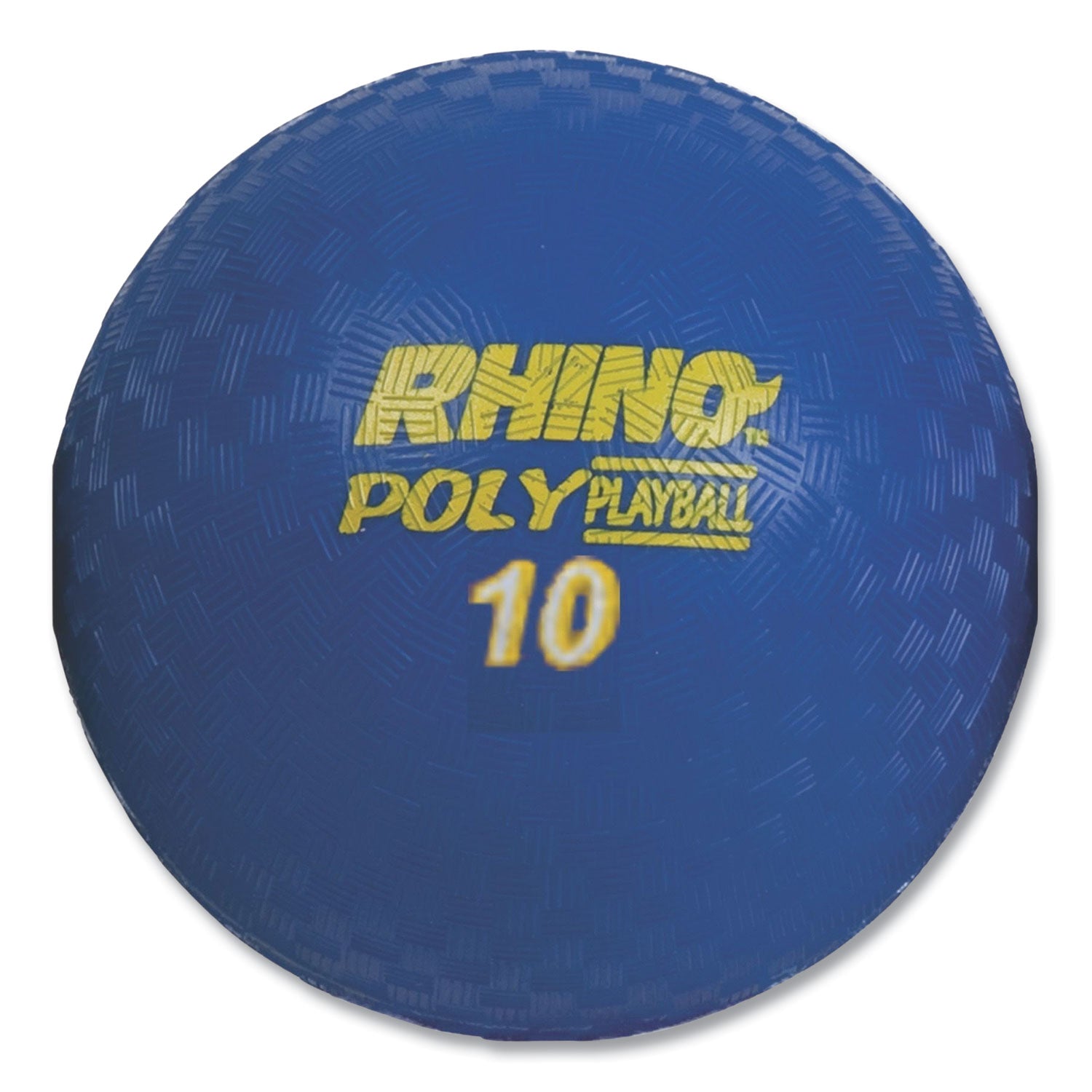 Rhino Playground Ball Set, 10" Diameter, Rubber, Assorted Colors, 6/Set - 