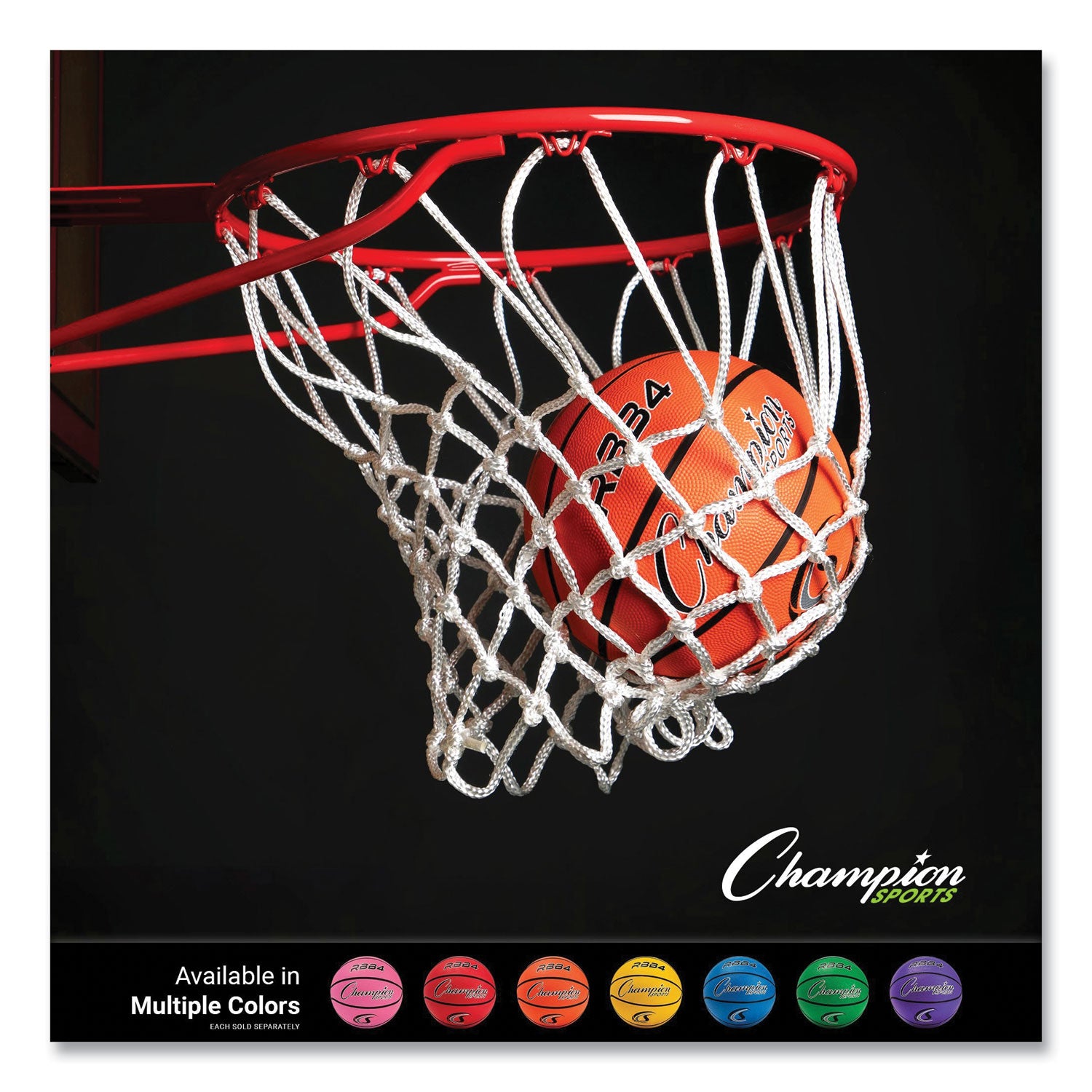 Rubber Sports Ball, For Basketball, No. 6, Intermediate Size, Orange