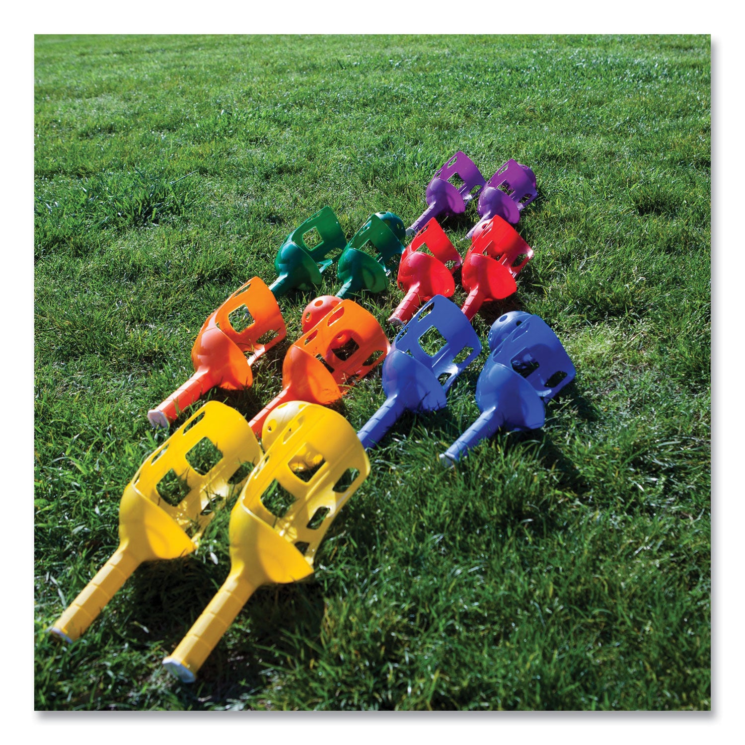 Scoop Ball Set, Plastic, Assorted Colors, 2 Scoops,1 Ball/Set, 6/Set - 