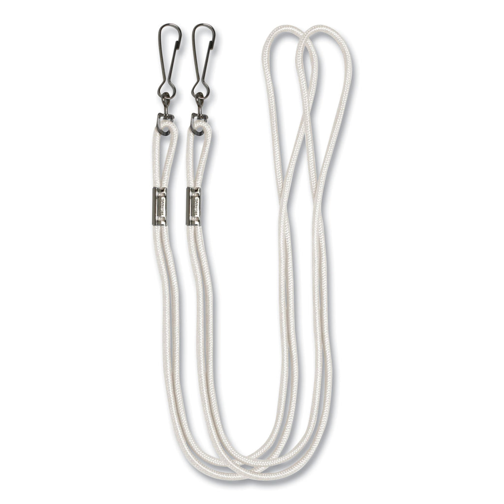 Lanyard, Metal J-Hook Fastener, 20" Long, Assorted Colors, 12/Pack - 