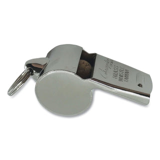 Sports Whistle, Heavy Weight, Metal, Silver, Dozen - 