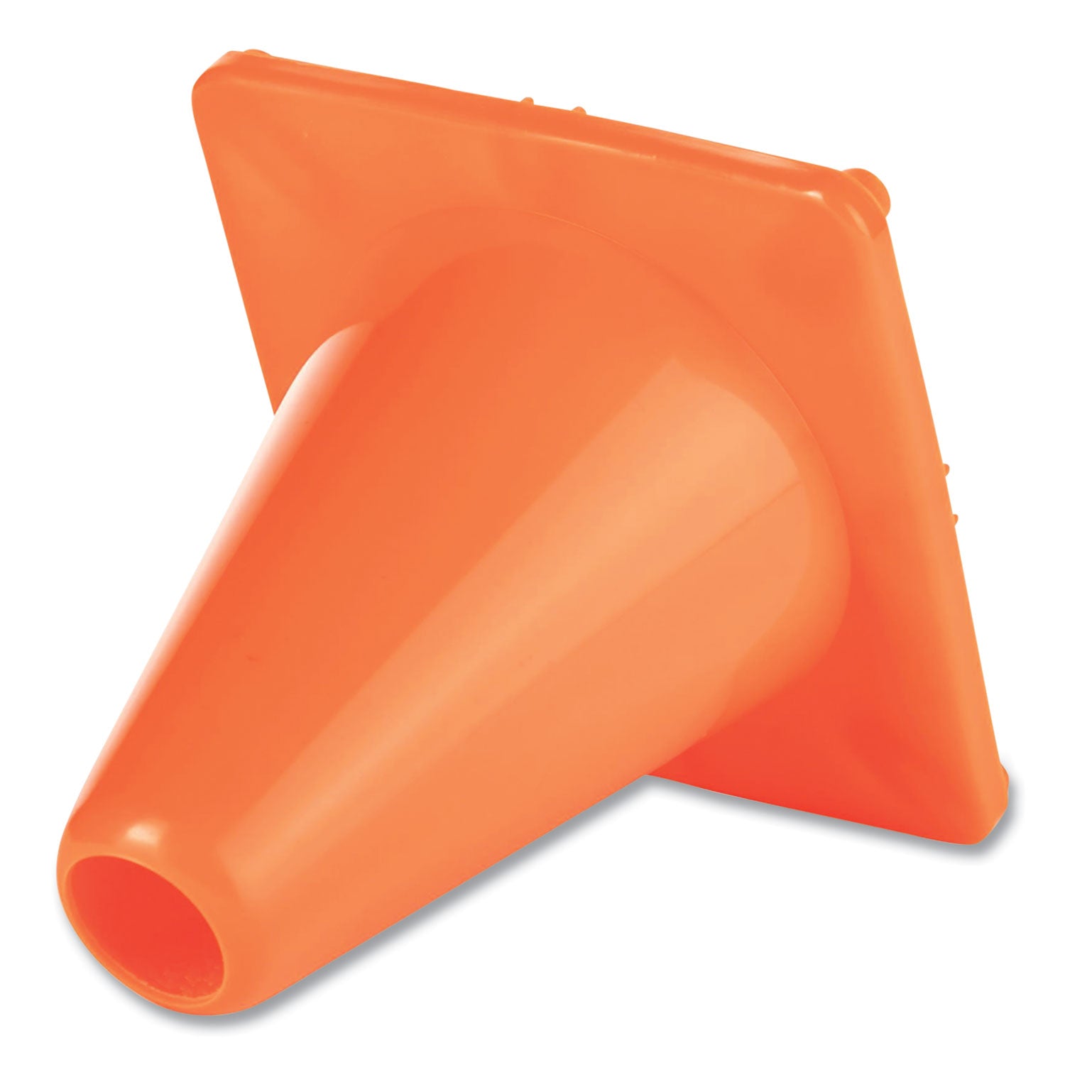 Hi-Visibility Vinyl Cones, 6" Tall, Orange - 