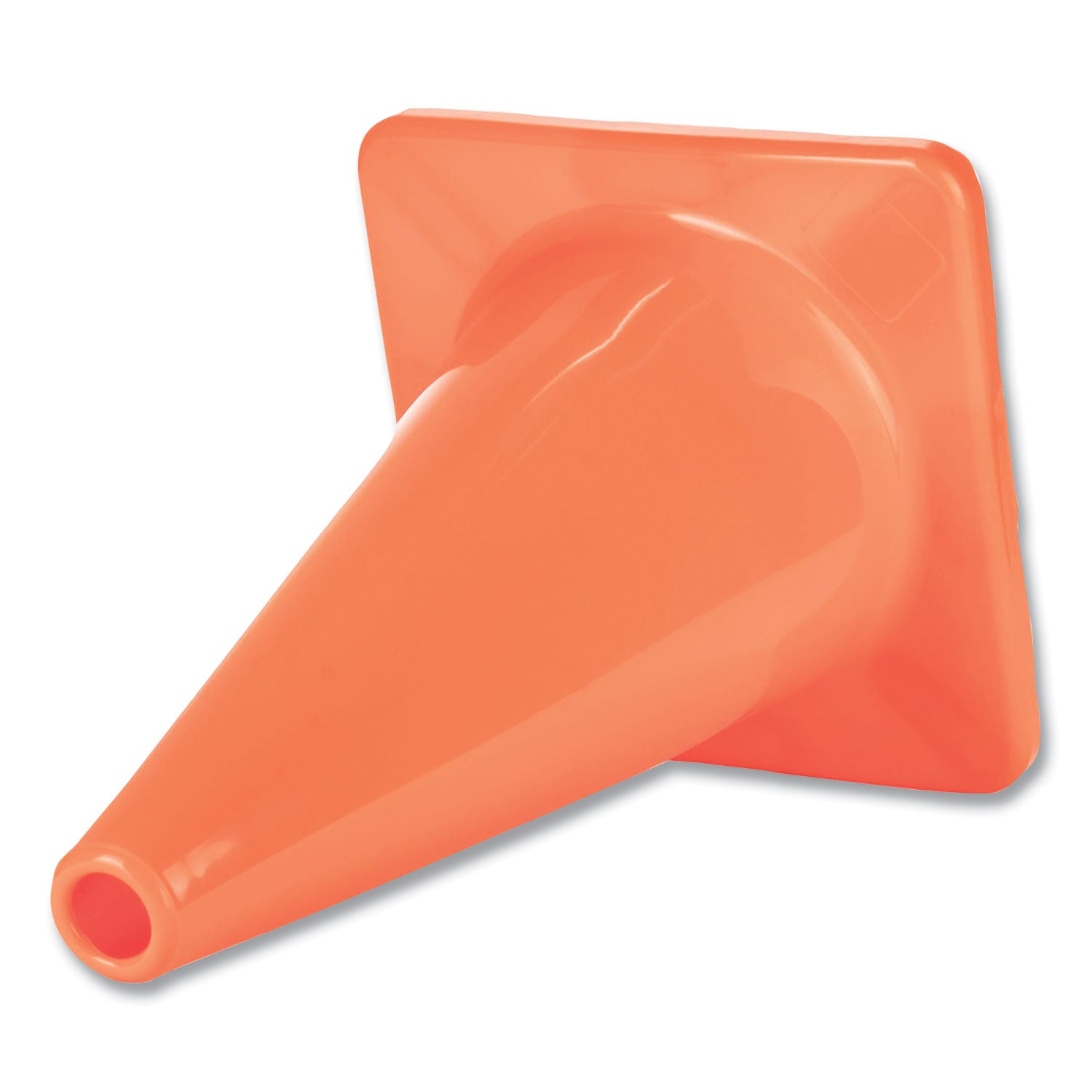 Hi-Visibility Vinyl Cones, 18" Tall, Orange - 