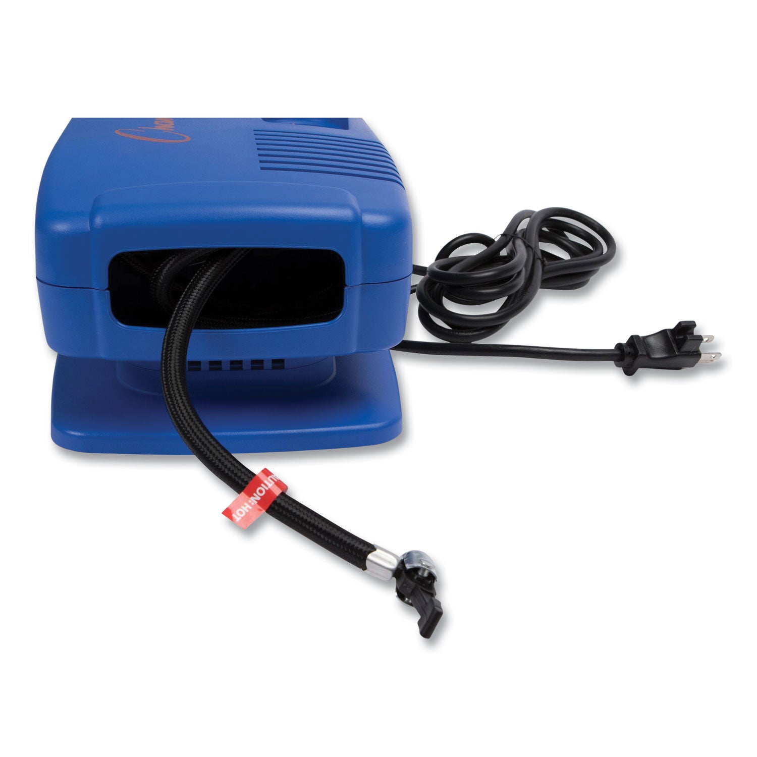 Electric Inflating Pump with Gauge, Hose and Needle, 0.25 hp Compressor, 50 psi, 8 ft Cord - 